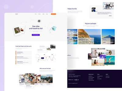 Travelling agency landing page exploration hire hireme landing landing design landing page landing page design landingpage logo logo design logodesign ui ui ux ui design uiux ux ux ui ux design uxdesign