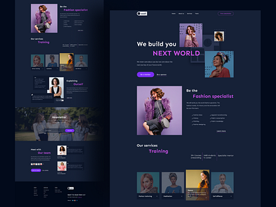 Landing page exploration on Women consulting firm ''Oaadi'' best design best designer hireme home page homepage landing landing page landing page design landingpage startup ui ui ux ui design uidesign uiux user experience userinterface ux women empowerment womens day