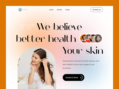 Skincare website beautyproduct beautyproduct ecommerce beautyproduct landing page bestbeutyproduct design landingpage message skincare skincare website ui ui ux ui design uidesign uiux