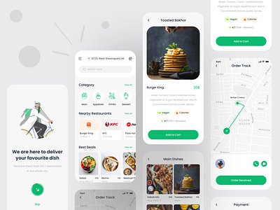 Food delivery App app delivery design dinner following food food delivery app food order foodapp fooddesign foodie lunch mobile app newnetworthy popular ui ui ux ui design uidesign ux