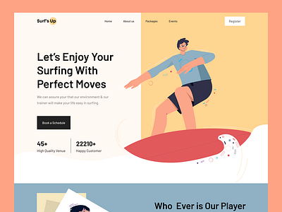 Surfing club website