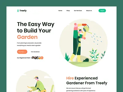 Gardening Support Landing Page appideas design development following mvdevelopment new and noteworthy popular raisefunds startup uidesign uxdesign webappdevelopment