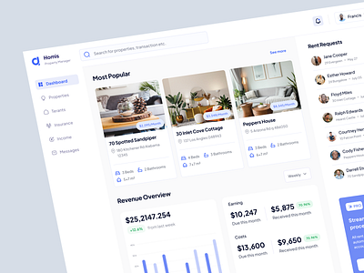 Property Dashboard appideas best shot dashboard dashboard design design develoment following minimal mvdevelopment new and networthy popular property management dashboard raisefunds startup uidesign uxdesign webappdevelopment