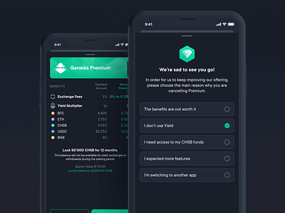 Premium Account upgrade account account plan android android app banking blockchain crypto crypto account dark mode finance fintech icon icons ios mobile mobile app mobile table profile table upgrade