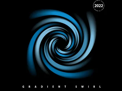 Gradient Swirl adobe adobephotoshop graphic design newpost swirl wallpainting