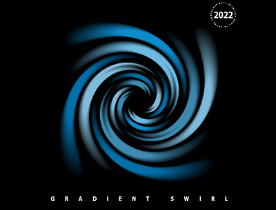 Gradient Swirl adobe adobephotoshop graphic design newpost swirl wallpainting