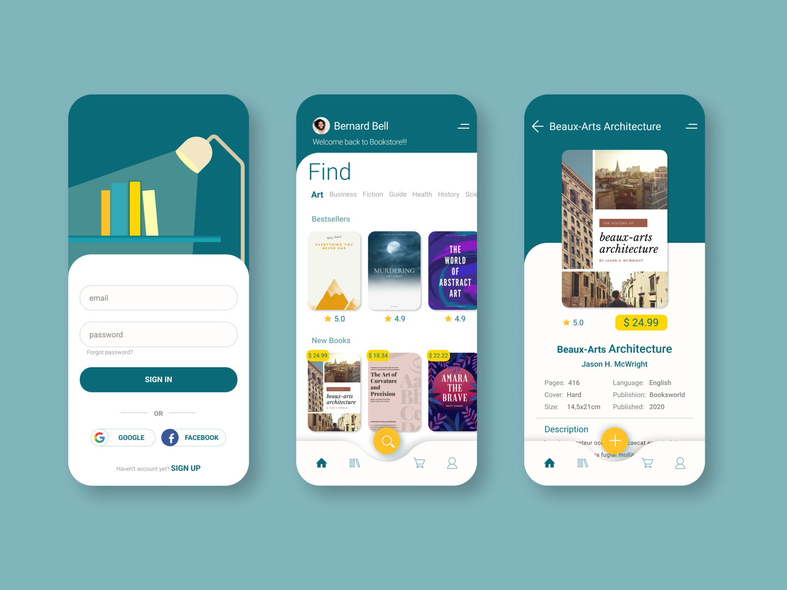 Bookstore App By Ne Duryan On Dribbble