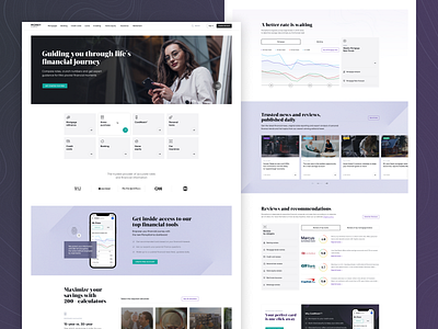 Money Karma | Landing Page Concept for Financial Company