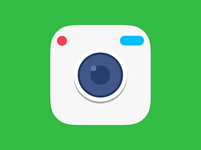 Camera Icon app camera flat icon ios iphone lens photo