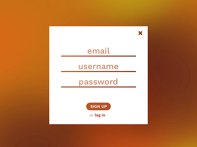 Daily UI #001 001 dailyui interface signup user