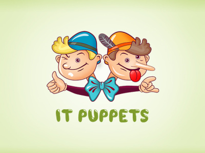 IT puppet logo design designer gamedesign icon logo ui ux