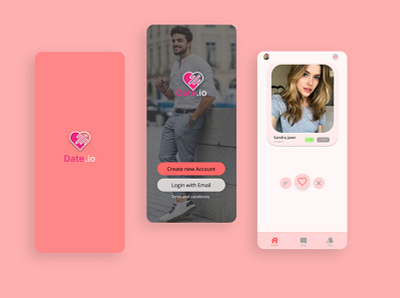 Dating App | Mobile App design designer game art game design gamedesign icon icon design logo photoshop ui ux