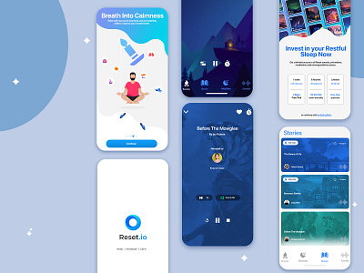 Meditation Mobile App UX UI Design