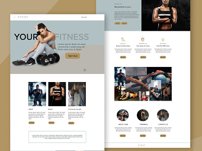 Fitness app website