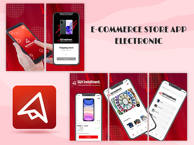 E-commerce store app electronic apps branding cartoon gamedesign games graphic design illustrator logo mobileapps photoshop uiux website