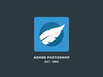 Adobe Photoshop - Flat Logo Concept adobe branding concept flat design icon logo photoshop