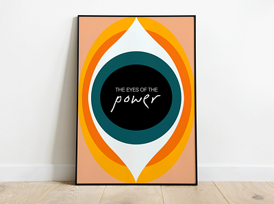 POWER POWER art design flat illustration illustrator minimal popart poster power typography vector