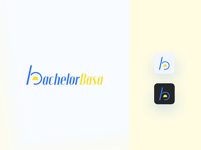 BachelorBasa logo app bachelor branding clean design graphic design home home finder illustration logo minimal realestate vector