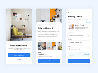 Hostel Room Booking App