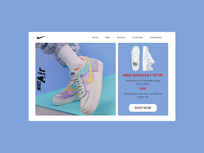 NIKE design typography ui ux