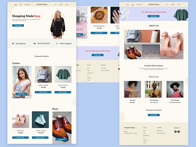 A simple e-commerce website