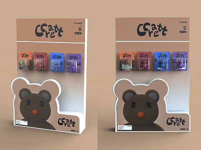 ccreatt project.🐻 (package) 3d art arttoy artworks characterdesign digitalart fake art graphicdesign packagedesign