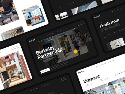Denton – Interior Design & Build architecture black and white interior interior design minimal typogaphy ui ux webdesign website work in progress