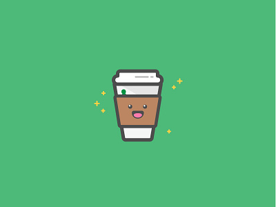 Gimme Coffeee coffee cute illustration starbucks