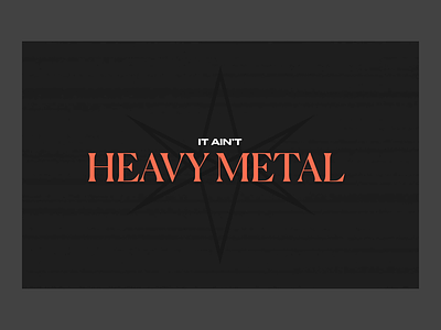 Heavy Metal - Ui Concept after effect album animation bmth concept dark metal motion music promo rock timeline typography ui ux ui interaction web design website