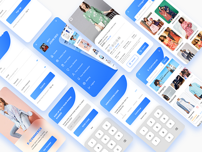 E-Commerce Web App app design ecommerce ecommerce app minimal ui ux