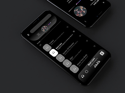 My Music Black Theme adobe xd app design design app logo sketching ui uidesign uiux ux web