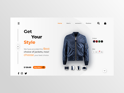 Jacket deals designing website