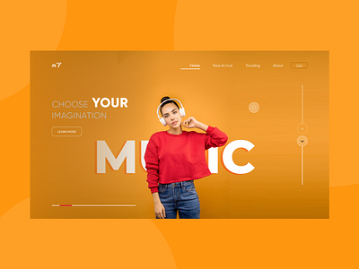 UI Web Music Design adobe xd app behance dribbble figma landing page logo typography ui kit uidesign uiux uxdesign web webdesign website design