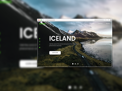 ICELAND. design minimal ui ux web website