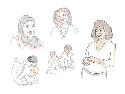 Illustrations - POP design dessin diversity feminism illustration illustrator illustrator art women