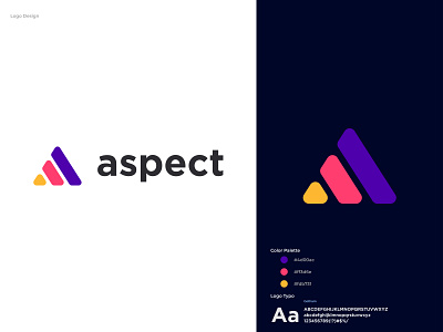 Aspect Logo by Shakib Ali on Dribbble