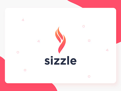 Sizzle logo clean creative creative design creative logo fire fire logo gradient gradient icon icon icon design logo logo design logodesign logos minimalist minimalist logo sizzle trendy vector vectors