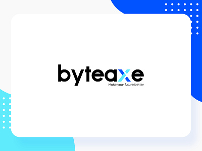 Byteaxe Logo branding byte clean color corporate creative creative design design flat icon icons identity logo logo design logodesign logotype software software company trend 2020 typography