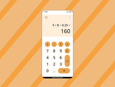 Daily UI #004 - Calculator calculator design math productivity ui