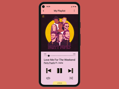 Daily UI #009 - Music Player