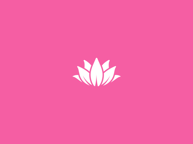 Lotus Marque logo logo design branding identity brand identity pink lotus flower