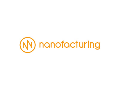 Nanofacturing brand identity logo nanofacturing