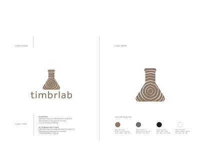 Timberlab logo design