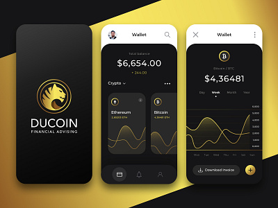 Financial Mobile app app design ui ux web website