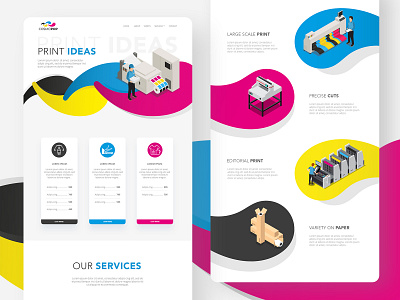 Mockup Cosmopop branding design illustration ux web website