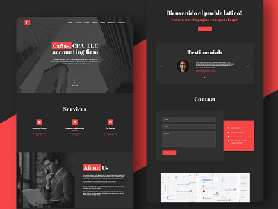 Web accounting firm branding design web webdesign