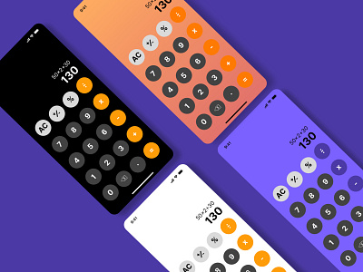 Calculator dailyui design ui