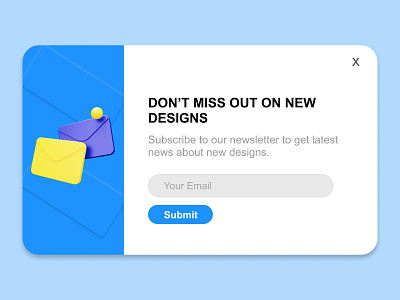 subscribe form ui design #dailyui day 026