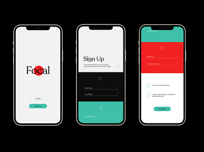 Daily UI #001 (Sign Up Page - Focal)