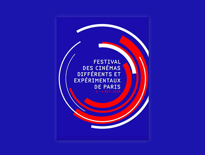 Paris Festival of Different and Experimental Cinemas camera cinema circle festival poster vector